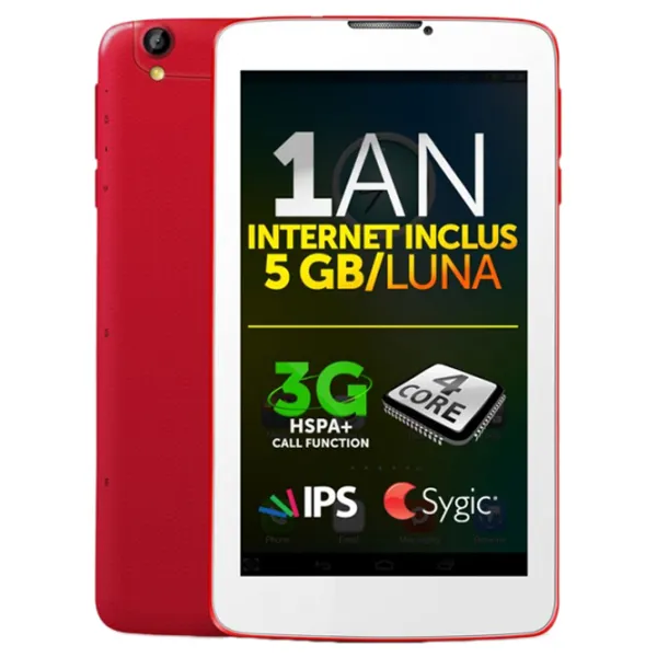 Tabletă Allview Viva H7 LIFE 7" 1 GB/8 GB 3G Red photo 1