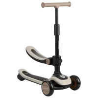 Trotinetă pentru copii cu trei roți KikkaBoo Treo (3800171211710) 50 kg/ Beige