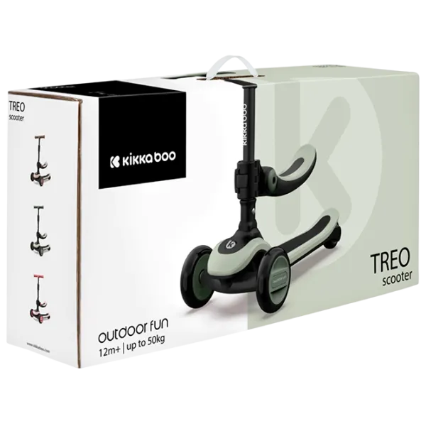 Детский трёхколёсный самокат KikkaBoo Treo (31006010135) 50 кг/ Мятный photo 10