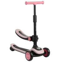 Trotinetă pentru copii cu trei roți KikkaBoo Treo (31006010136) 50 kg/ Pink
