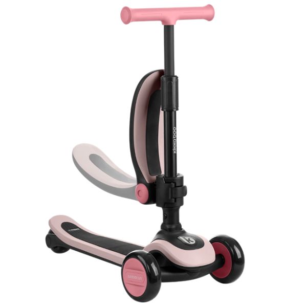 Детский трёхколёсный самокат KikkaBoo Treo (31006010136) 50 кг/ Розовый photo 4 Детский трёхколёсный самокат KikkaBoo Treo (31006010136) 50 кг/ Розовый photo 4