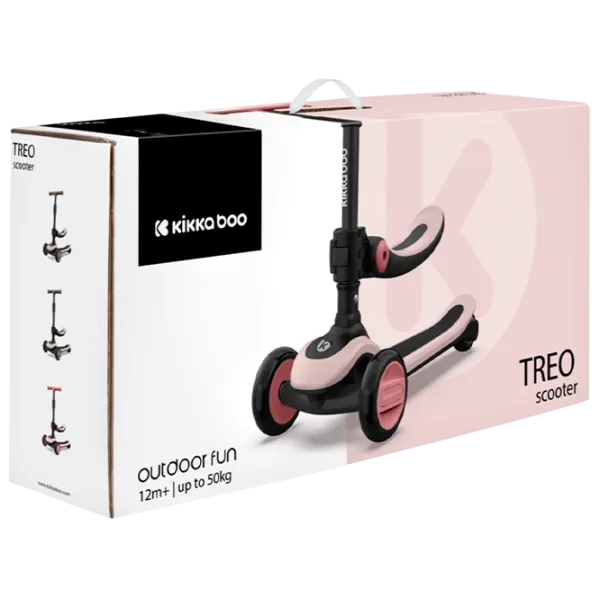 Детский трёхколёсный самокат KikkaBoo Treo (31006010136) 50 кг/ Розовый photo 10 Детский трёхколёсный самокат KikkaBoo Treo (31006010136) 50 кг/ Розовый photo 10