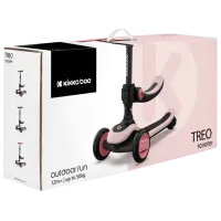 Trotinetă pentru copii cu trei roți KikkaBoo Treo (31006010136) 50 kg/ Pink photo 10