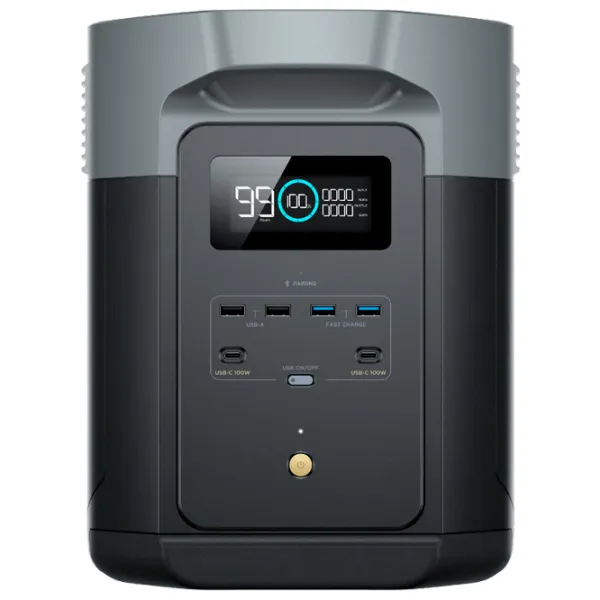 Centrală electrică portabilă EcoFlow Delta 2 LiFePO4 2048 Wh / Black photo 1