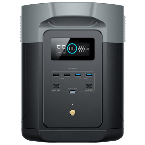 Centrală electrică portabilă EcoFlow Delta 2 LiFePO4 2048 Wh / Black photo 1