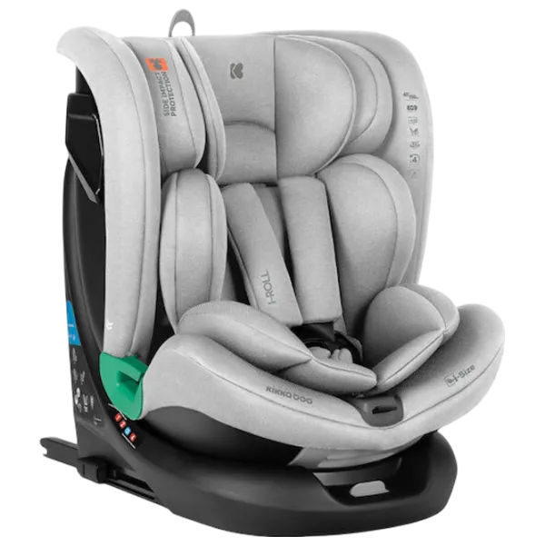Scaun auto Kikka Boo i-Roll  0 luni - 12 ani / 36 kg / Gray photo 1 Scaun auto Kikka Boo i-Roll  0 luni - 12 ani / 36 kg / Gray photo 1