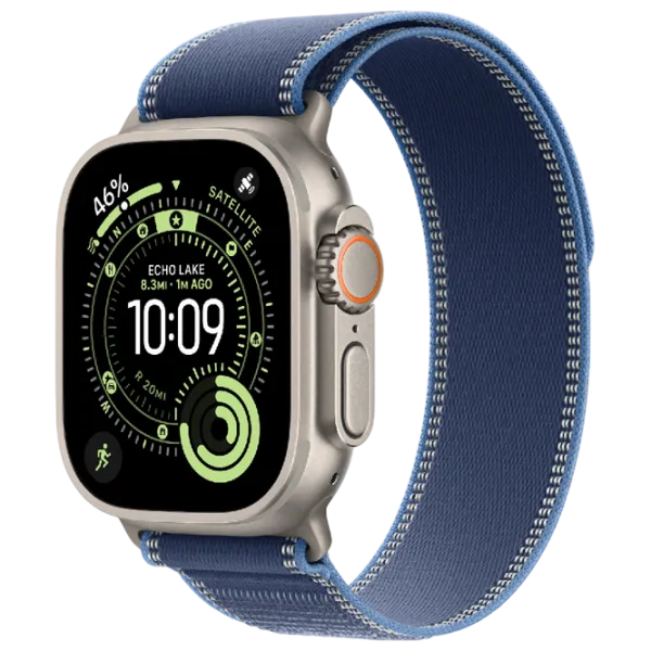 Ceas inteligent Apple Watch Ultra 3  1.98" / 49 mm / Natural Titanium - Bright Blue / MEWR4QI/A photo 1 Ceas inteligent Apple Watch Ultra 3  1.98" / 49 mm / Natural Titanium - Bright Blue / MEWR4QI/A photo 1