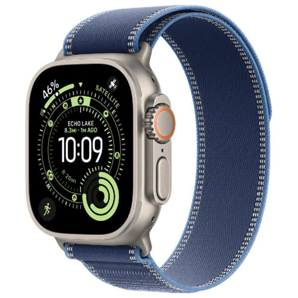 Ceas inteligent Apple Watch Ultra 3  1.98" / 49 mm / Natural Titanium - Bright Blue / MEWR4QI/A photo 1 Ceas inteligent Apple Watch Ultra 3  1.98" / 49 mm / Natural Titanium - Bright Blue / MEWR4QI/A photo 1