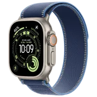 Умные часы Apple Watch Ultra 3  1.98" / 49 мм / Натуральный Титан - Ярко-синий / MEWR4QI/A