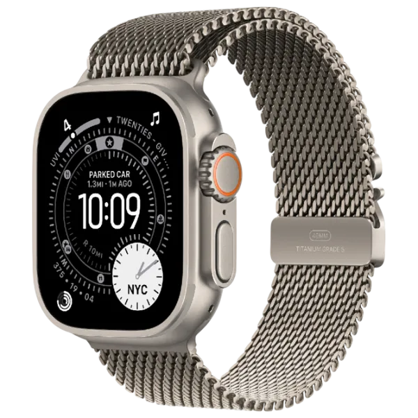 Ceas inteligent Apple Watch Ultra 3  1.98" / 49 mm / Natural Titanium - Natural Titanium / MF0E4QI/A photo 1