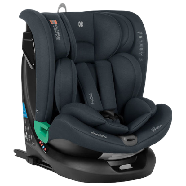 Scaun auto Kikka Boo i-Roll  0 luni - 12 ani / 36 kg / Gray photo 1 Scaun auto Kikka Boo i-Roll  0 luni - 12 ani / 36 kg / Gray photo 1