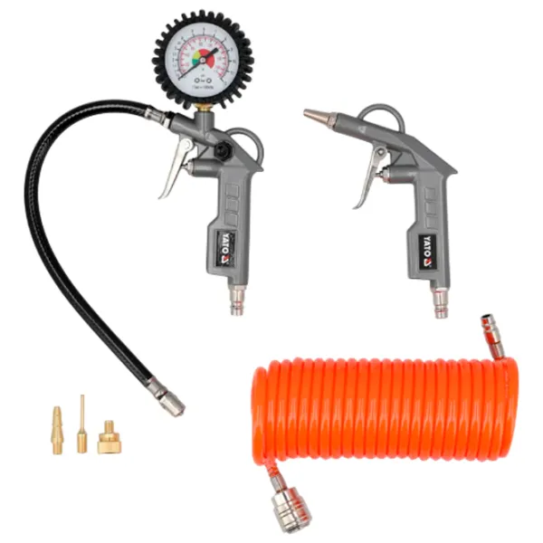 Set de accesorii aer comprimat Yato YT23780  / 6 photo 1 Set de accesorii aer comprimat Yato YT23780  / 6 photo 1