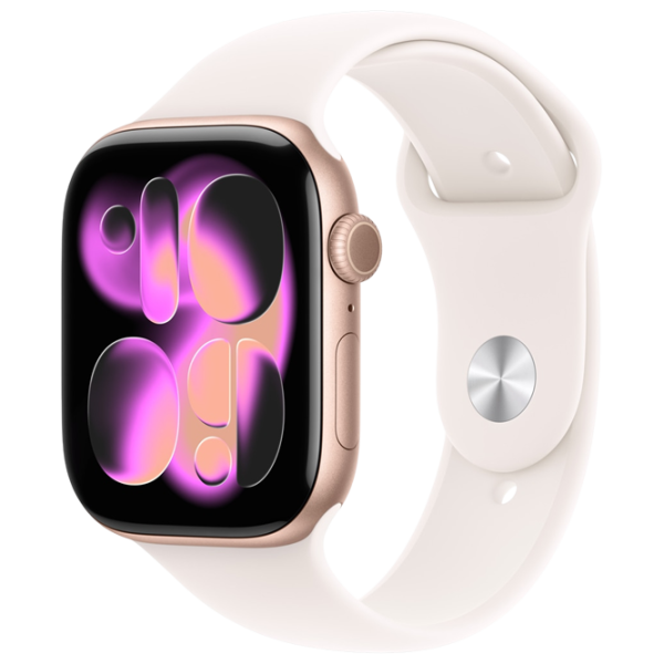 Умные часы Apple Watch Series 11  1.96" / 42 мм / Роза - Светлый румянец / MEU04ET/A photo 1 Умные часы Apple Watch Series 11  1.96" / 42 мм / Роза - Светлый румянец / MEU04ET/A photo 1