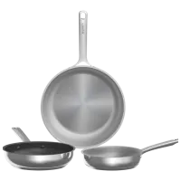 Set de tigăi BergHOFF Helix 1315084  Universală / 20 cm / Silver