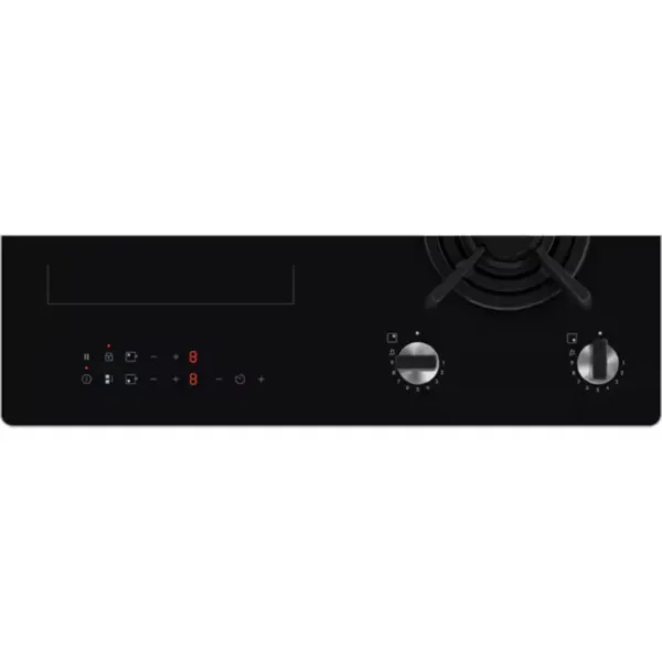 Plită încorporabilă pe gaz Electrolux KDI641723K Sticlă călită / Black photo 2
