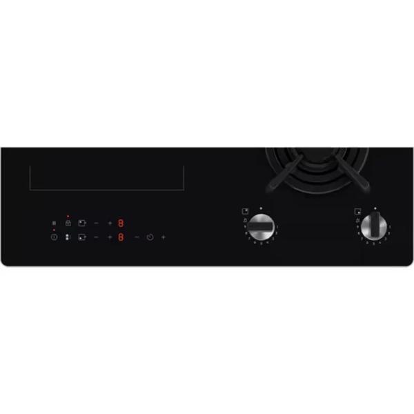 Plită încorporabilă pe gaz Electrolux KDI641723K Sticlă călită / Black photo 2