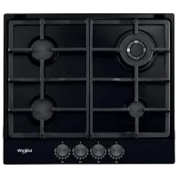 Газовая варочная панель Whirlpool TKRL 661 NB Эмалированная сталь / Черный