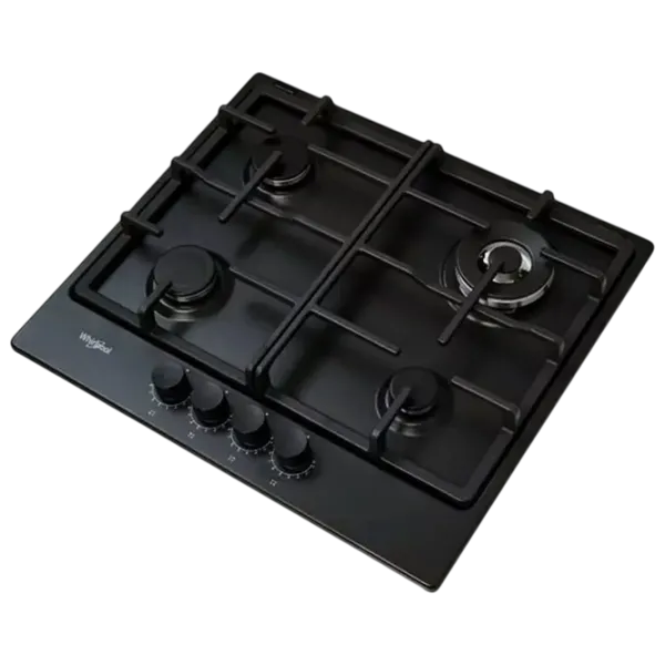 Plită încorporabilă pe gaz Whirlpool TKRL 661 NB Oțel emailat / Black photo 5