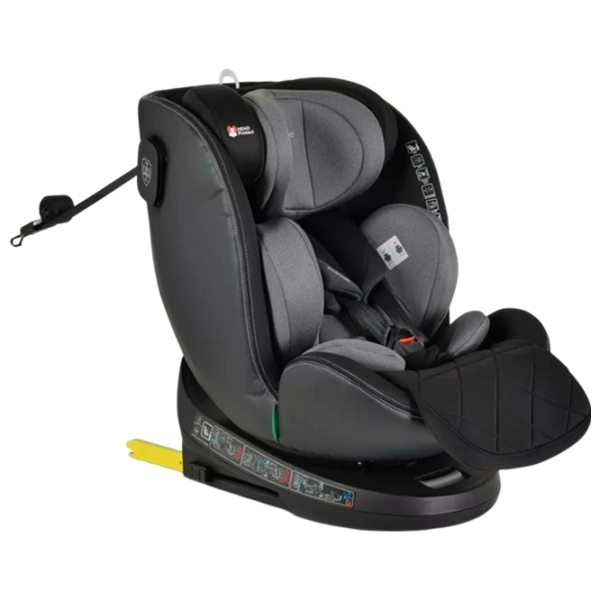 Scaun auto Cangaroo Castor I-size  0 luni - 12 ani / 36 kg / Gray photo 1