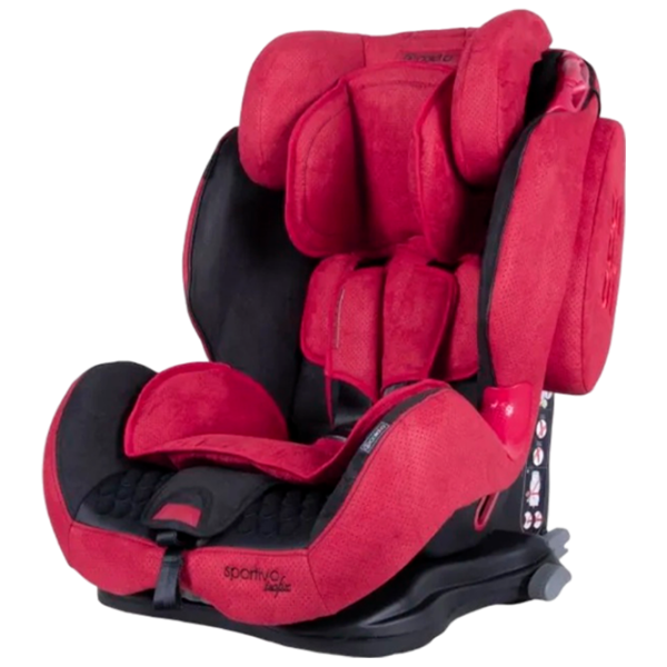 Детское автокресло Coletto Sportivo  9 месяцев - 12 лет / 36 кг / Красный photo 1