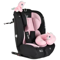 Детское автокресло Moni Isafe  1 год - 12 лет / 36 кг / Розовый