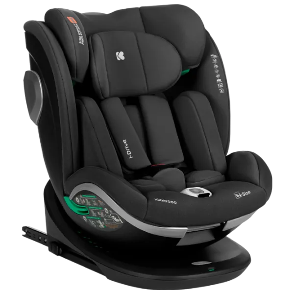 Scaun auto Kikka Boo i-Drive i-Size  0 luni - 12 ani / 36 kg / Black photo 1