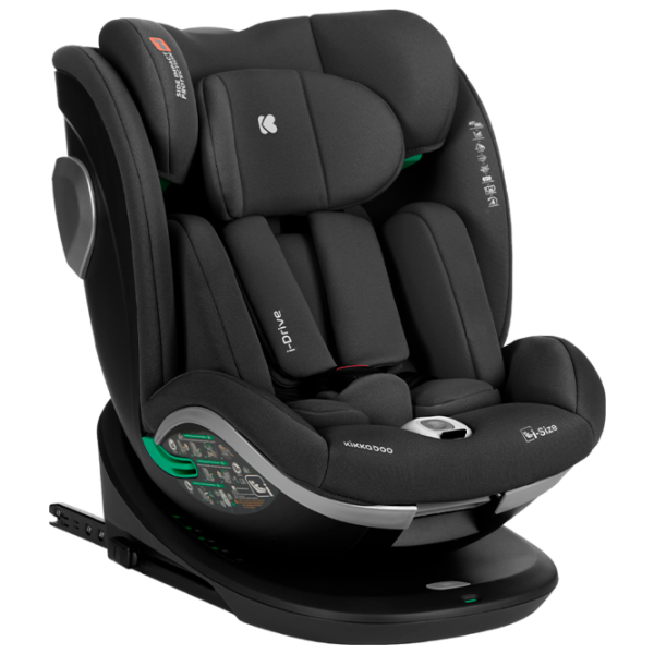 Scaun auto Kikka Boo i-Drive i-Size  0 luni - 12 ani / 36 kg / Black photo 1