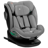 Детское автокресло Kikka Boo i-Drive i-Size  0 месяцев - 12 лет / 36 кг / Серый