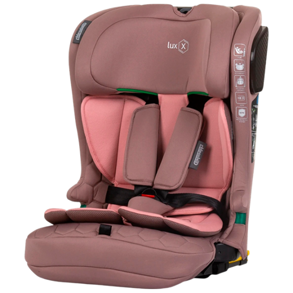 Детское автокресло Chipolino Lux Х   - 12 лет / 36 кг / Розовый photo 1
