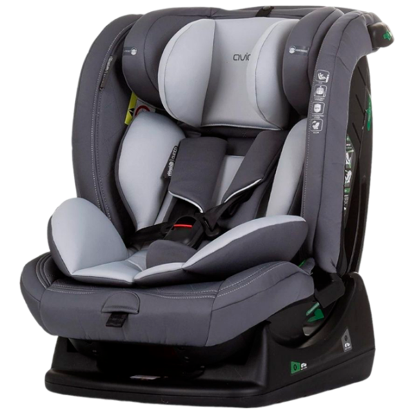Scaun auto Chipolino Aviato I-size  0 luni - 12 ani / 36 kg / Gray photo 1 Scaun auto Chipolino Aviato I-size  0 luni - 12 ani / 36 kg / Gray photo 1
