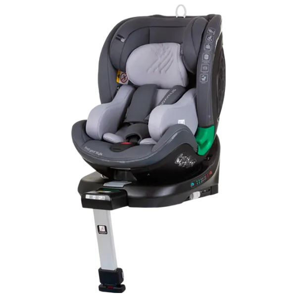 Детское автокресло Chipolino Maximus 360 I-size  0 месяцев - 12 лет / 36 кг / Серый photo 1 Детское автокресло Chipolino Maximus 360 I-size  0 месяцев - 12 лет / 36 кг / Серый photo 1