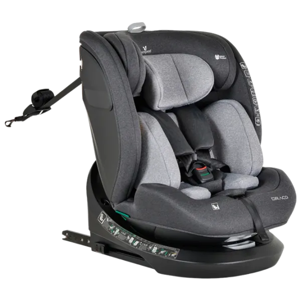Scaun auto Cangaroo Draco I-Size  0 luni - 12 ani / 36 kg / Gray photo 1