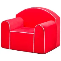 Fotoliu pentru copii Edka STAR KIDS 3 ani / Red