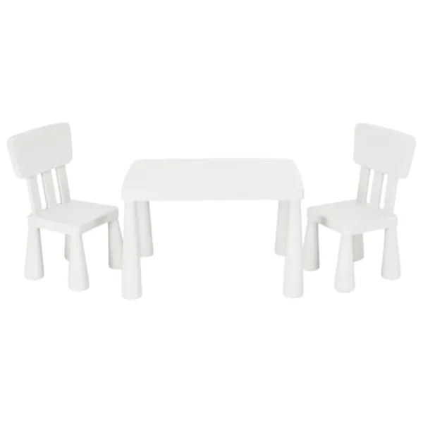 Set de mobilă pentru copii Costway HW66810WH White / unisex photo 1 Set de mobilă pentru copii Costway HW66810WH White / unisex photo 1