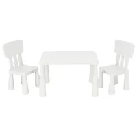 Детский мебельный набор Costway HW66810WH White / унисекс