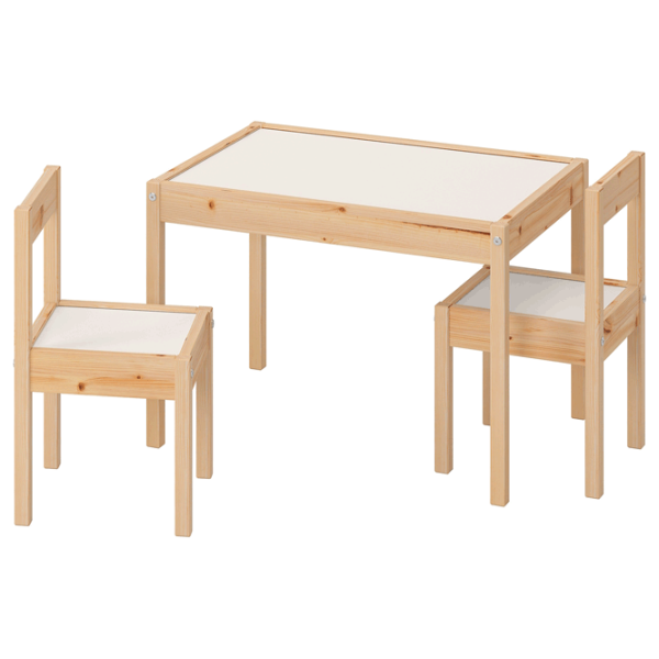 Set de mobilă pentru copii Ikea Latt Pine / unisex photo 1
