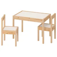 Set de mobilă pentru copii Ikea Latt Pine / unisex