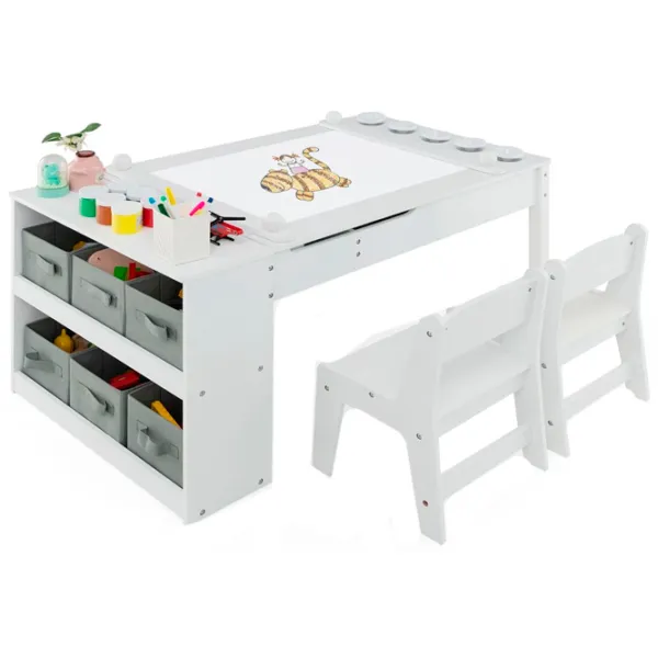 Set de mobilă pentru copii Costway HY10243WH  / unisex photo 1