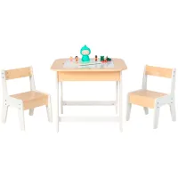 Детский мебельный набор Costway HY10104YW Natural / унисекс