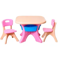 Детский мебельный набор Costway HW56085PI Light Brown / для девочек