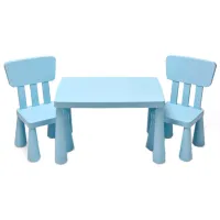 Детский мебельный набор Costway HW66810BL Синий / унисекс