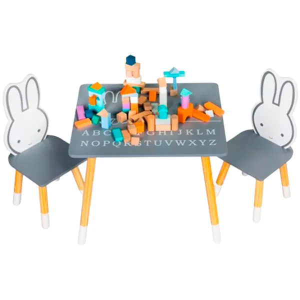 Set de mobilă pentru copii Ecotoys WH141 Grey / unisex photo 1 Set de mobilă pentru copii Ecotoys WH141 Grey / unisex photo 1