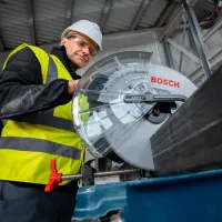 Дисковая пила Bosch GCD 18V-355 355 мм / Синий photo 3