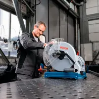 Дисковая пила Bosch GCD 18V-355 355 мм / Синий photo 4