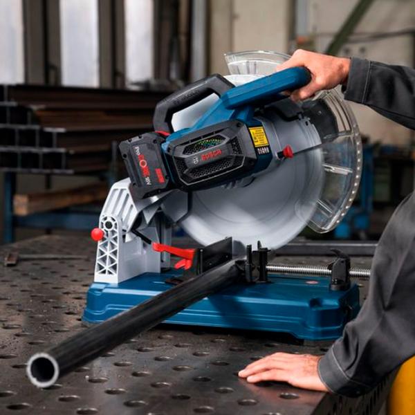Fierăstrău circular Bosch GCD 18V-355 355 mm / Blue photo 8