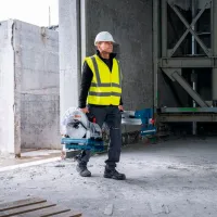 Дисковая пила Bosch GCD 18V-355 355 мм / Синий photo 10