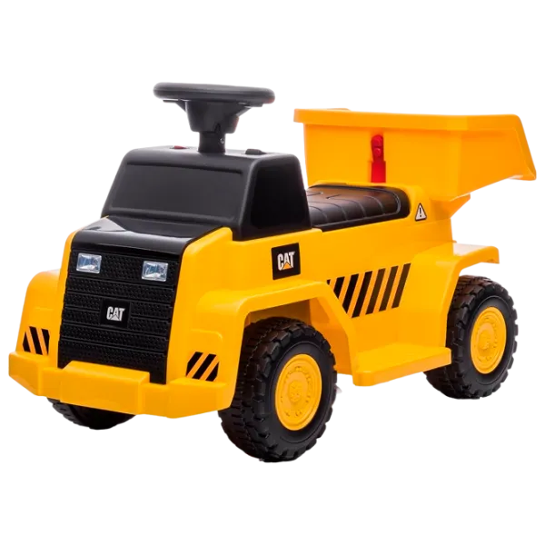 Электромобиль Cat Chipolino Dump Truck 2.7 км/ч / 25 кг / 1.5+ / Желтый photo 1