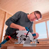 Fierăstrău circular Bosch GKS 18V-68 190 mm / Blue photo 4