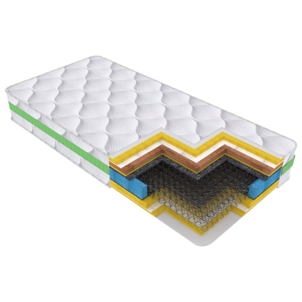 Saltea ortopedică SaltConfort Cocos 100 x 200 cm Înălțimea saltelei: 19 cm photo 1