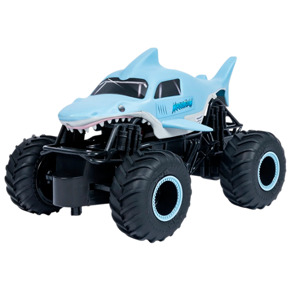 Машинка Spin Master Megaladon 6044952  / 2.4 ГГц / Серый Синий photo 1 Машинка Spin Master Megaladon 6044952  / 2.4 ГГц / Серый Синий photo 1
